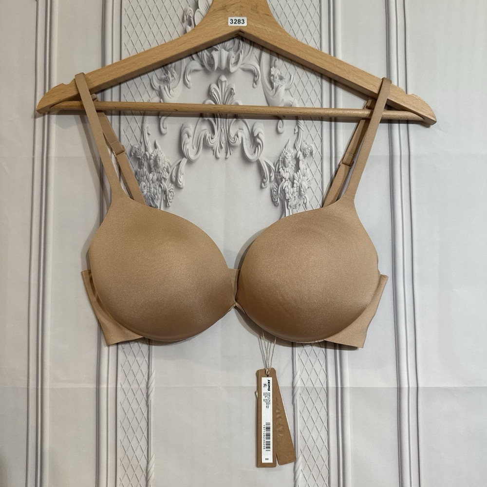 Skims Ultimate Push Up Plunge Bra in Clay Size 32D NWT $60